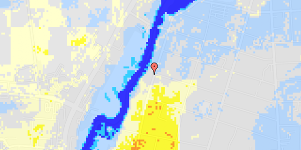 Ekstrem regn på Langelinie 23