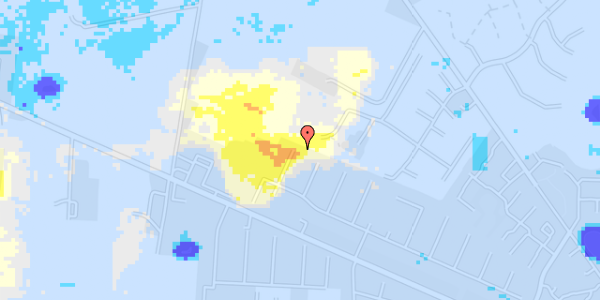 Ekstrem regn på Lungstedløkken 77