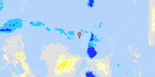 Ekstrem regn på Mosegårdsvej 45