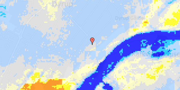 Ekstrem regn på Nils Erlings Allé 28