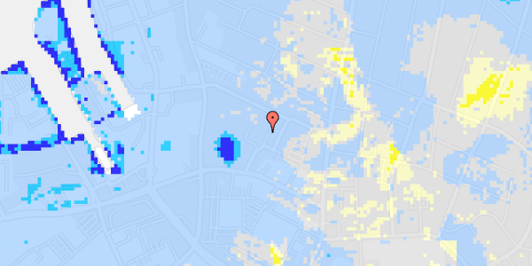 Ekstrem regn på Nørrevænget 18, 1. 