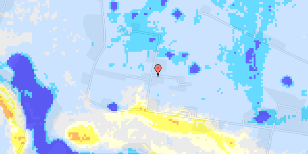 Ekstrem regn på Overtvedvej 15