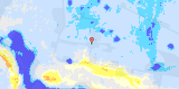 Ekstrem regn på Overtvedvej 16