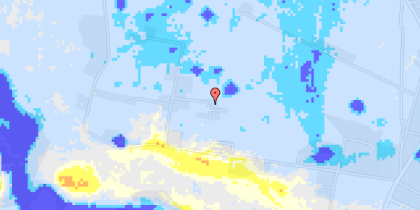 Ekstrem regn på Overtvedvej 25