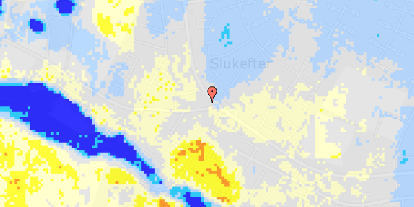 Ekstrem regn på Pederstrupvej 1D