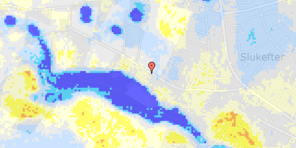 Ekstrem regn på Pederstrupvej 34