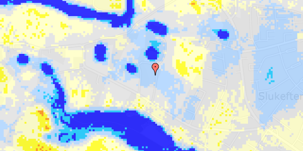 Ekstrem regn på Pederstrupvej 35