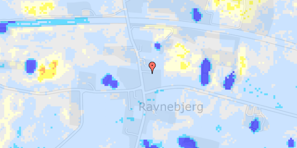 Ekstrem regn på Ravnebjerggyden 70C