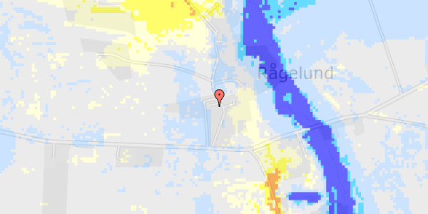 Ekstrem regn på Rågelundsgyden 12