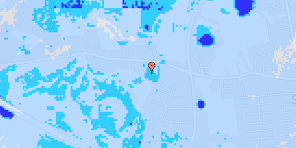 Ekstrem regn på Sanderumvej 168A