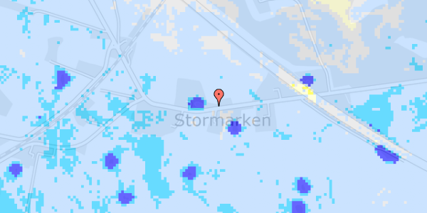 Ekstrem regn på Sanderumvej 205