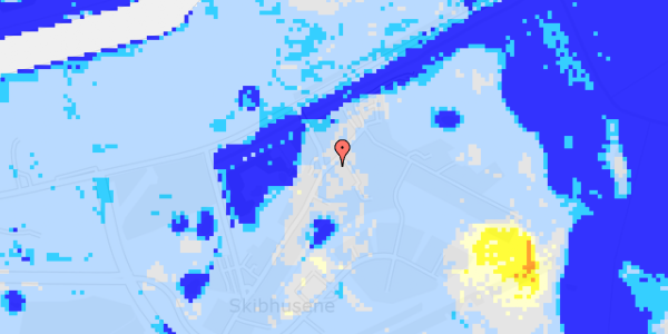 Ekstrem regn på Skibhusvej 425