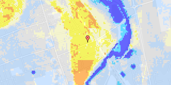 Ekstrem regn på Skovalléen 22