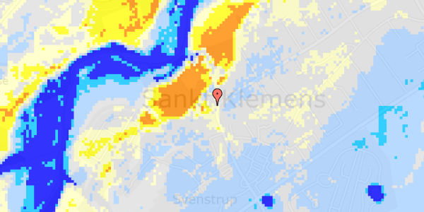 Ekstrem regn på Skt. Klemens Vej 73