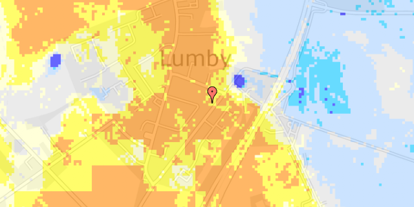 Ekstrem regn på Slettensvej 331