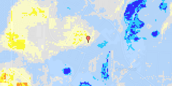 Ekstrem regn på Sophus Bauditz Vej 12