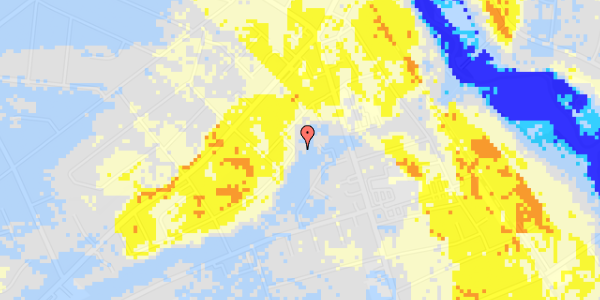 Ekstrem regn på Sorgenfri Allé 4