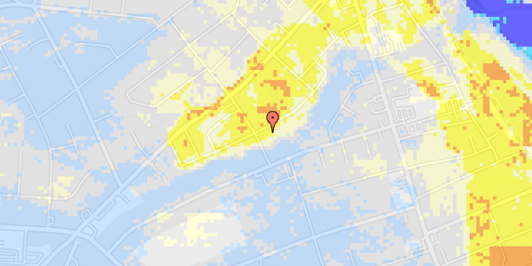 Ekstrem regn på Sorgenfri Allé 38, 1. 