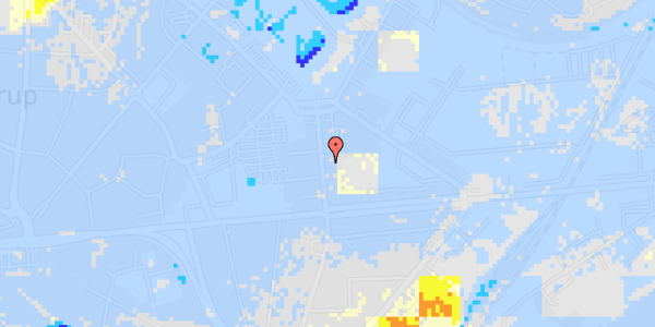 Ekstrem regn på Stadionvej 54, 1. tv