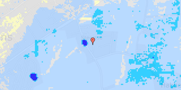 Ekstrem regn på Stenløse Bygade 16