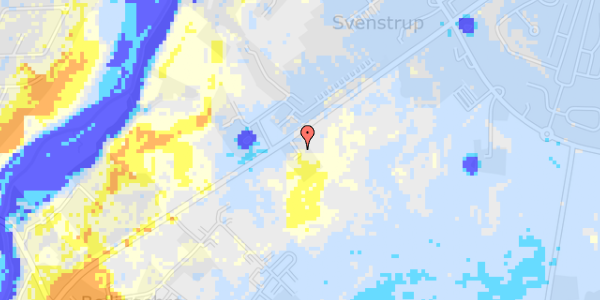 Ekstrem regn på Stenløsevej 380