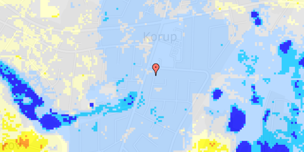 Ekstrem regn på Stentevangen 10