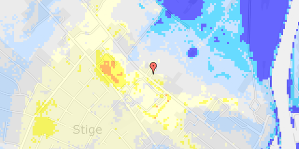 Ekstrem regn på Strandholtvej 34A