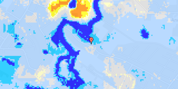 Ekstrem regn på Søhusvej 57