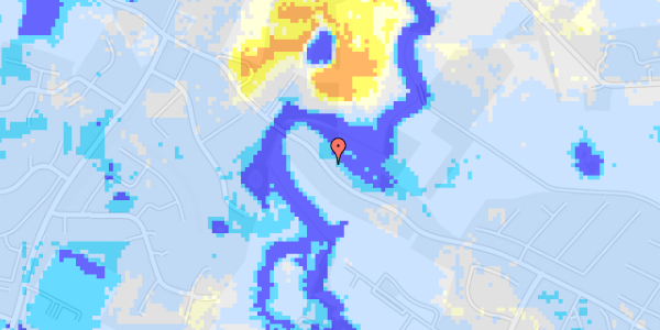 Ekstrem regn på Søhusvej 69A