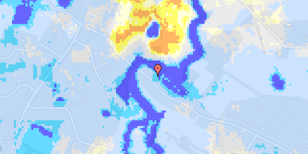 Ekstrem regn på Søhusvej 71