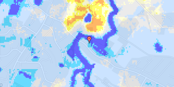 Ekstrem regn på Søhusvej 73