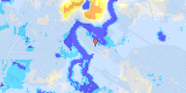 Ekstrem regn på Søhusvej 80