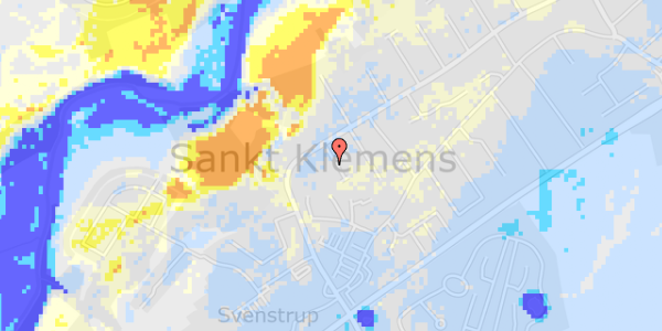 Ekstrem regn på Søndervangen 1