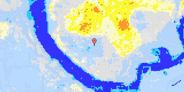 Ekstrem regn på Thune Nielsens Vej 39