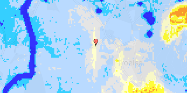 Ekstrem regn på Troelsevej 170