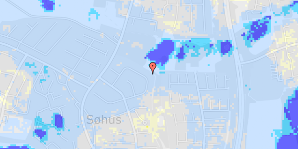 Ekstrem regn på Tønnesvej 19