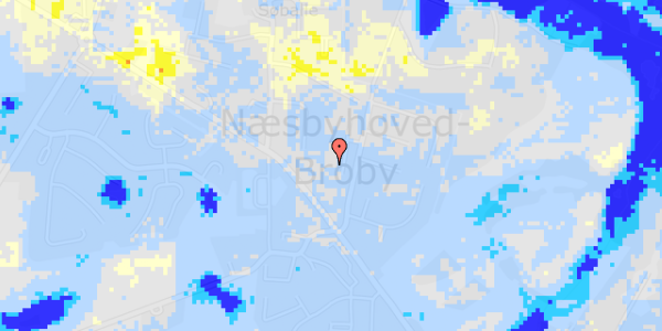 Ekstrem regn på Valkendrupsgyden 12D