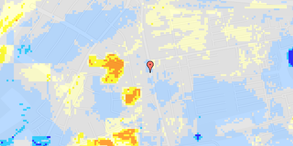 Ekstrem regn på Volderslevvej 45