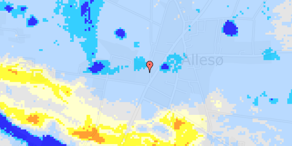 Ekstrem regn på Æbleskivegyden 31