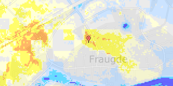 Ekstrem regn på Østparken 92