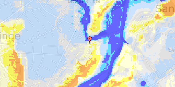 Ekstrem regn på Åbakken 29