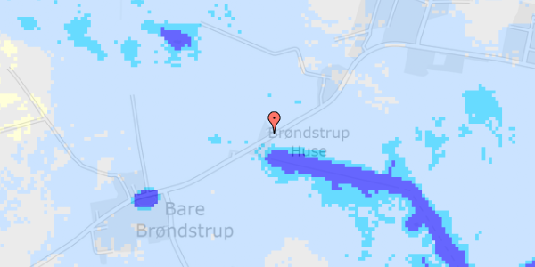 Ekstrem regn på Brøndstrupvej 29