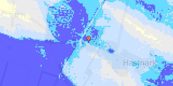 Ekstrem regn på Hasmark Gade 6