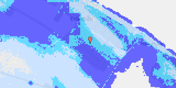 Ekstrem regn på Højholdtsvej 4