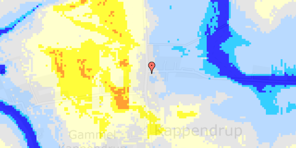 Ekstrem regn på Kappendrup 10