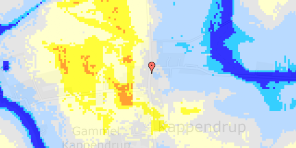 Ekstrem regn på Kappendrup 17