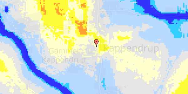 Ekstrem regn på Kappendrup 45