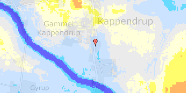 Ekstrem regn på Kappendrup 69