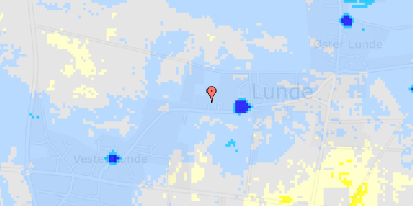 Ekstrem regn på Lunde Bygade 58