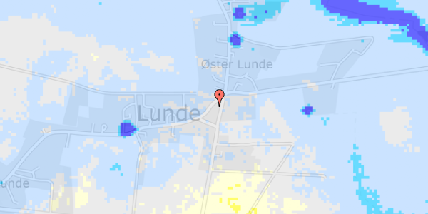 Ekstrem regn på Lunde Bygade 99